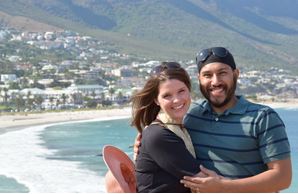 An Artisans of Safari couple overlooking the South African coast